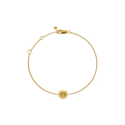 Monica Vinader покрытие из 18-каратного золота серебряный желтый кристалл браслеты женские золото