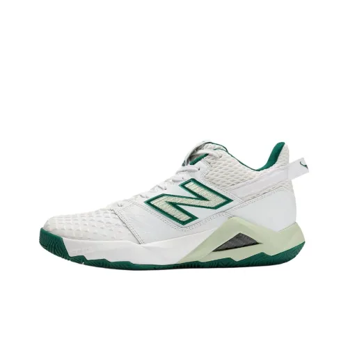 New Balance Низкий Топ Теннисные Кроссовки Женские Белые Широкая Подошва