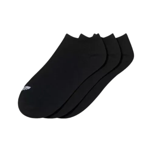 Adidas Originals Trefoil Ankle Socks Unisex 3 Pack Black