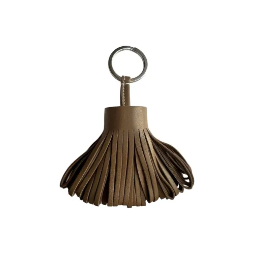 HERMES Lambskin Брелоки Унисекс Коричневый