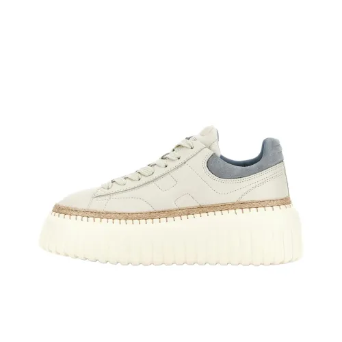 HOGAN H Stripes Low Топ Скейтборд Кроссовки Женские Экрю