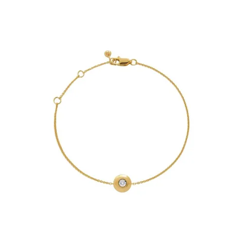 Monica Vinader браслеты из серебра с покрытием из 18-каратного золота и алмазами женские золотые