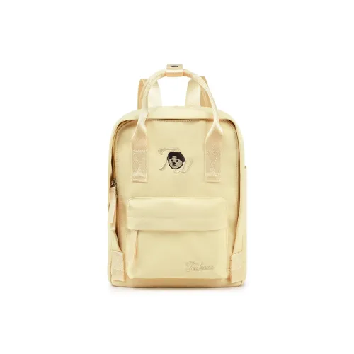 Teenie Weenie Ткань Рюкзак Унисекс Кремово-желтый Небесно-синий Вишневый цветок Розовый Бежевый Абрикос