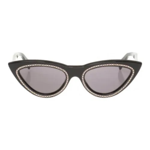 CELINE Ацетат Кошачий глаз Солнцезащитные очки Женские Черный