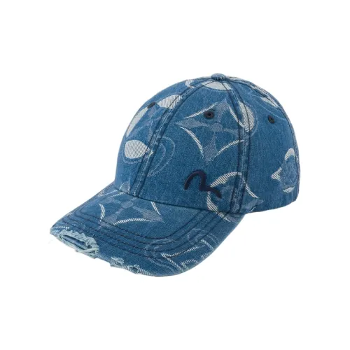 EVISU SS25 Хлопок Бейсболки Унисекс