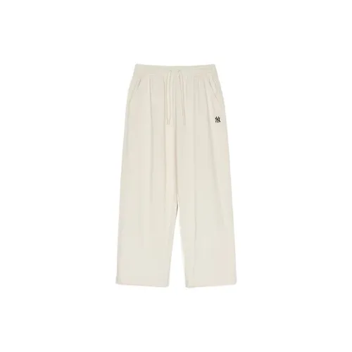 Mlb Base Logo New York Yankees Повседневные штаны Унисекс Кремовый