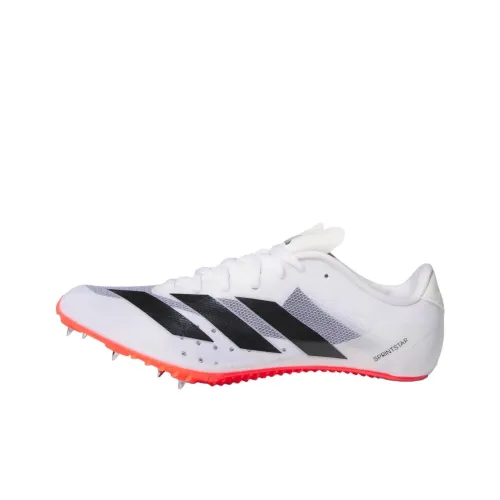 Adidas ADIZERO SPRINTSTAR Slip-resistant Abrasion-resistant Low Top Training Running Shoes Unisex White Adidas ADIZERO SPRINTSTAR Противоскользящий Устойчивый к истиранию Низкий Топ Тренировочные Беговые Кроссовки Унисекс Белый