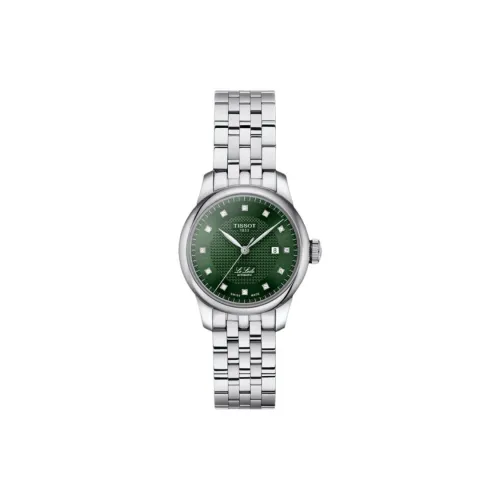 Tissot Автоматический Механический Movement Женские Часы Le Locle Collection 29 мм Зеленые