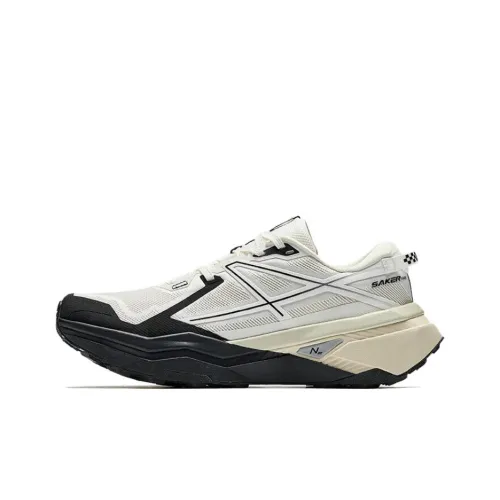 ANTA Hunter Fury 2 Slip-Resistant Амортизация Покрытие Низкие Кроссовки для Беговых Пути Женские Белые Черные