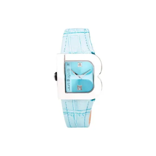 Laura Biagiotti Женские часы Кварцевый механизм Кожаный ремешок 33 мм Синий циферблат