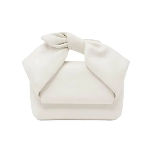 JW Anderson Lambskin One Shoulder Bag Small Women's Ecru