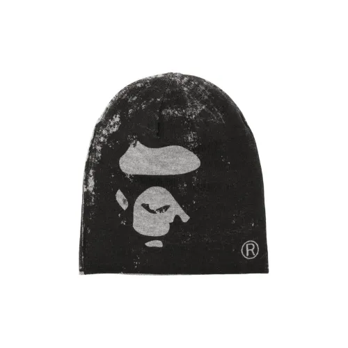 A BATHING APE Полиэстер Beanies Мужской Серый