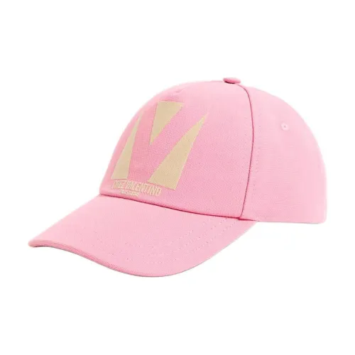 Valentino Хлопковые кепки женские розовые