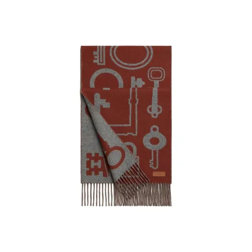 HERMES Кашемир Вязаные шарфы Женские