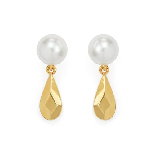 RSNY Copper Alloy Stud Earrings Women's