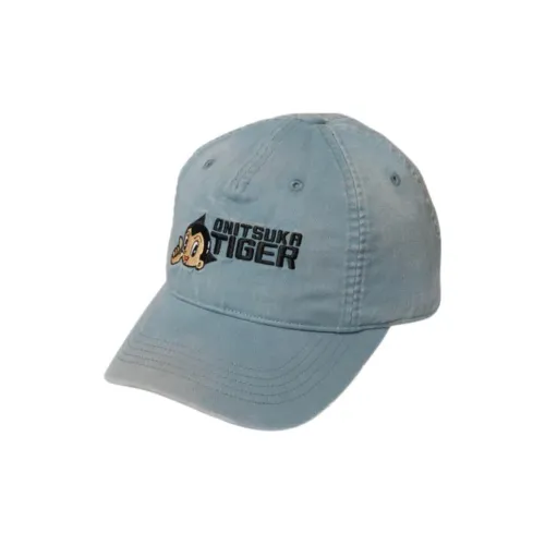 Onitsuka Tiger Хлопок Кепки Унисекс Синий Серый