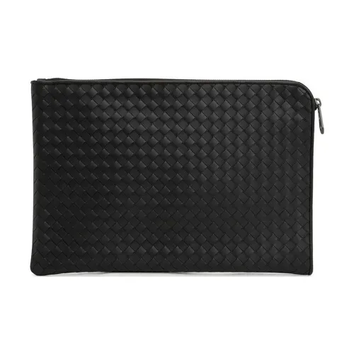 Bottega Veneta Клатч из коровьей кожи мужской черный