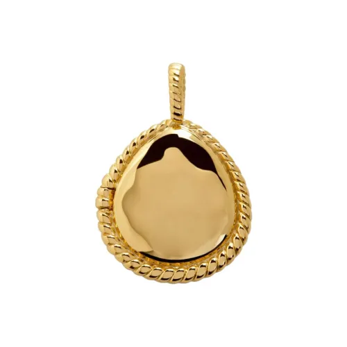 Monica Vinader Экологичный Переработанный 18K Золото Покрытие Серебряные Шармы Подвески Женские Золото