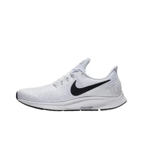 Nike Air Zoom Pegasus 35 Slip-resistant Abrasion-resistant Low Top Casual Running Sneakers Women's White