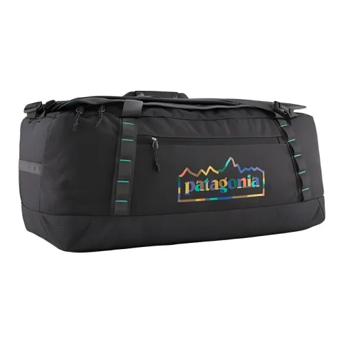 Patagonia Переработанный полиэстер Сумка для путешествий 70L Унисекс Матовый Глубокий черный