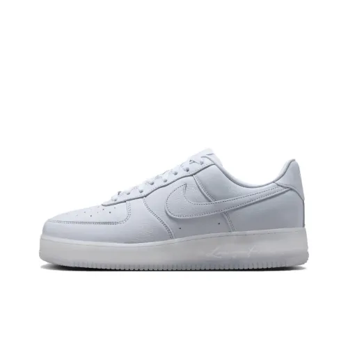 NOCTA x Nike Air FORCE 1 Slip-on Устойчивый к истиранию Низкий топ Скейтборд Кроссовки Унисекс Фиолетовый Серебряный