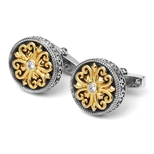 MAVIN MARVY 925 стерлинговое серебро запонки унисекс золото