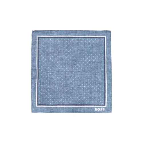 Boss Лиоцелл Вязаные Шарфы Мужской Синий