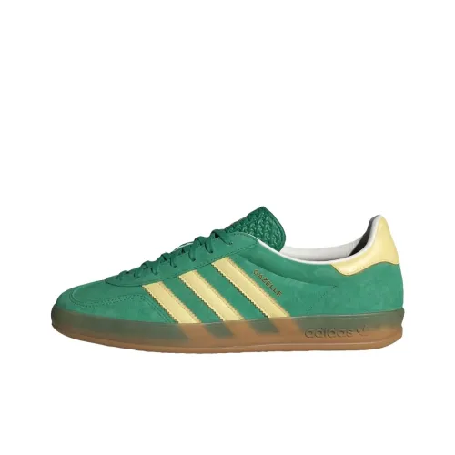 Adidas Originals GAZELLE INDOOR Low Топ Скейтборд Кроссовки Унисекс Синий Желтый