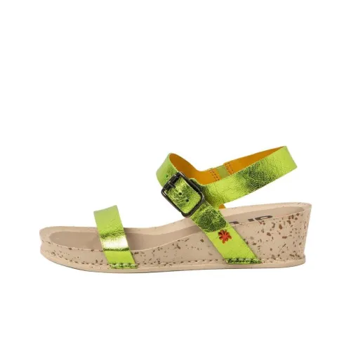 Art I Imagine One Ремешок Сандалии 4,5 см Женские Зеленые