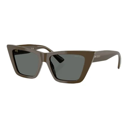 Jimmy Choo Ацетат Нерегулярная форма Солнцезащитные очки Женские Темно-зеленый