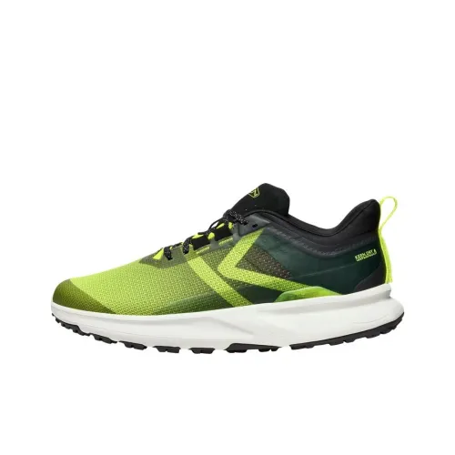 Кроссовки Keen 450 DIRT WP для бега, низкий топ, желтый и зеленый, мужские