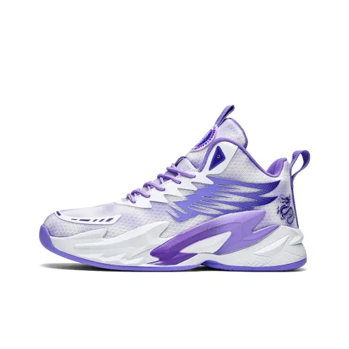 Kuding противоскользящие амортизаторы с устойчивостью к истиранию высокие детские баскетбольные кроссовки для подростков