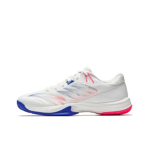 ANTA Противоскользящая и устойчивая к истиранию покрытие Низкий топ Бадминтон Обувь Унисекс Белый Синий Розовый