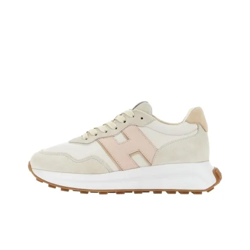 HOGAN H641 Низкий Топ Повседневная Обувь Женская Бежевая