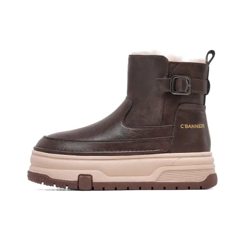 C°BANNER Амортизация Короткий Сноубутсы Женские Кофе