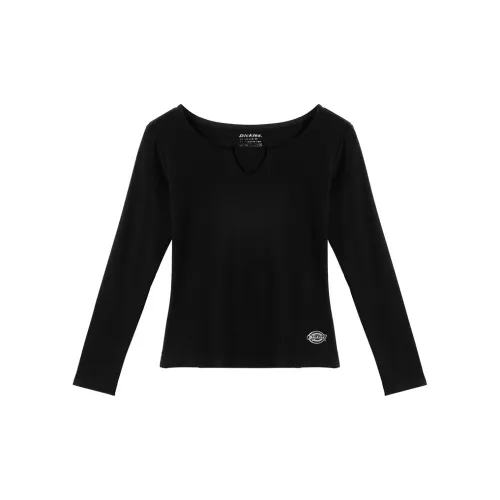 Dickies Удобный Универсальный Однотонный Undershirt Женские