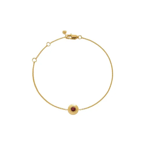 Monica Vinader Рубины Браслеты из серебра с покрытием из 18-каратного золота Женские Золото