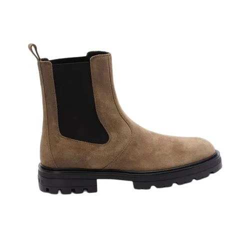 HOGAN H673 Короткий Челси 5 см Мужской Коричневый