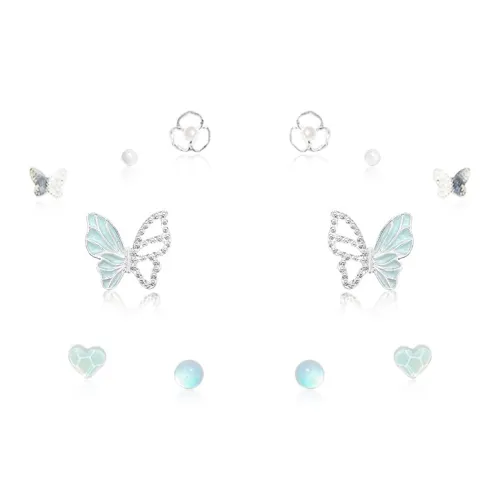 COPI S925 Серебряные Серьги-гвоздики Needle Унисекс