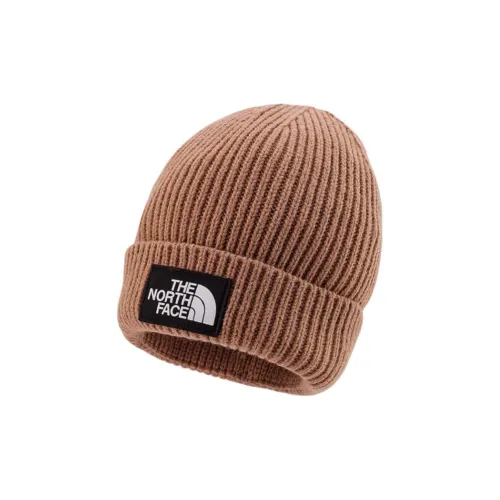 The North Face Трикотажная ткань Шапки-бини Унисекс Латте коричневый