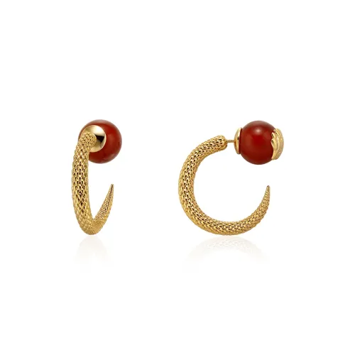 BOONEE ALUS Медные серьги с покрытием из каратного золота женские