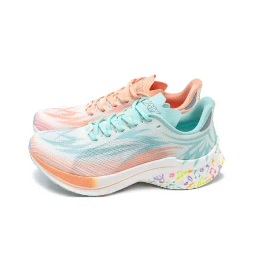 ONEMIX Беговые кроссовки Унисекс Несоответствующие цвета Full Score Розовый