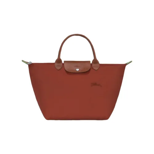 LONGCHAMP Le Pliage Green Полиамид Сумка Средний Женский Терракотовый Красный