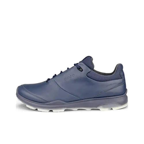 Ecco Golf Biom Hybrid 3 Противоскользящая Устойчивая к истиранию Низкий Топ Обувь для гольфа Женская Синяя