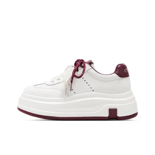 C°BANNER Антискользящая и износостойкая визуально увеличивающая рост низкая верхняя обувь для скейтбординга женская