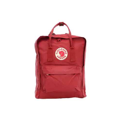 Fjallraven Виниловый Рюкзак Стандартный Женский Красный