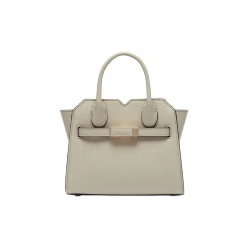 Valextra Soft Телячья кожа Одно плечо Сумка Микро Женские Льняной серый