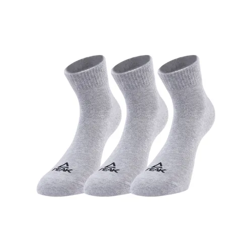 PEAK Носки Crew Унисекс упаковка из 3 пар серые