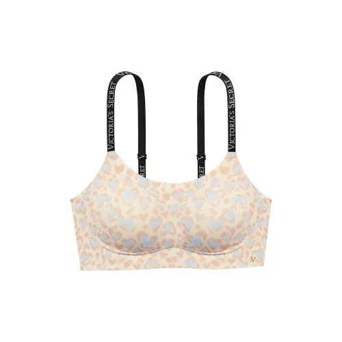 Victoria's Secret Jelly Strip Camisole Series Бюстгальтер Женский Синий Коричневый Леопардовый С принтом