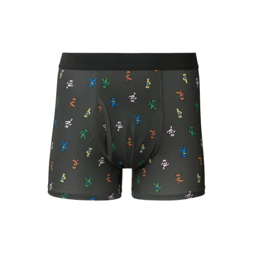 GU Grateful Dead Collaboration 1 Пачка Темно-Серый Мужской Стрелка Брюки